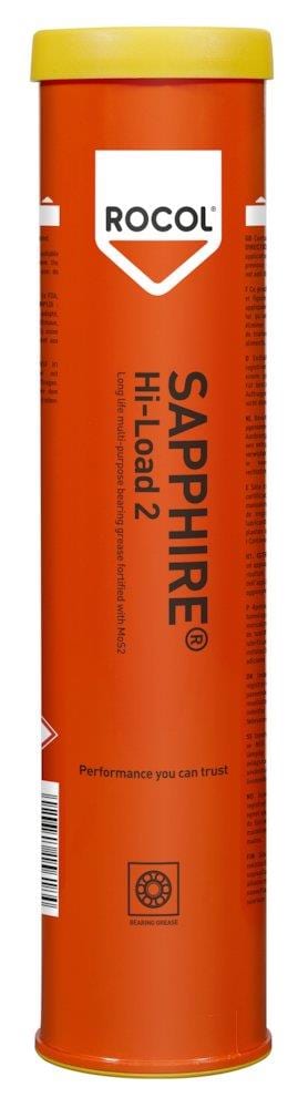 ROCOL Sapphire High Load 2 Bearing Grease, 0.4 kg Cartridge
