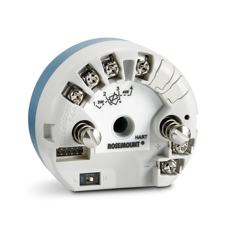Rosemount 644 puck temperature transmitter HART
