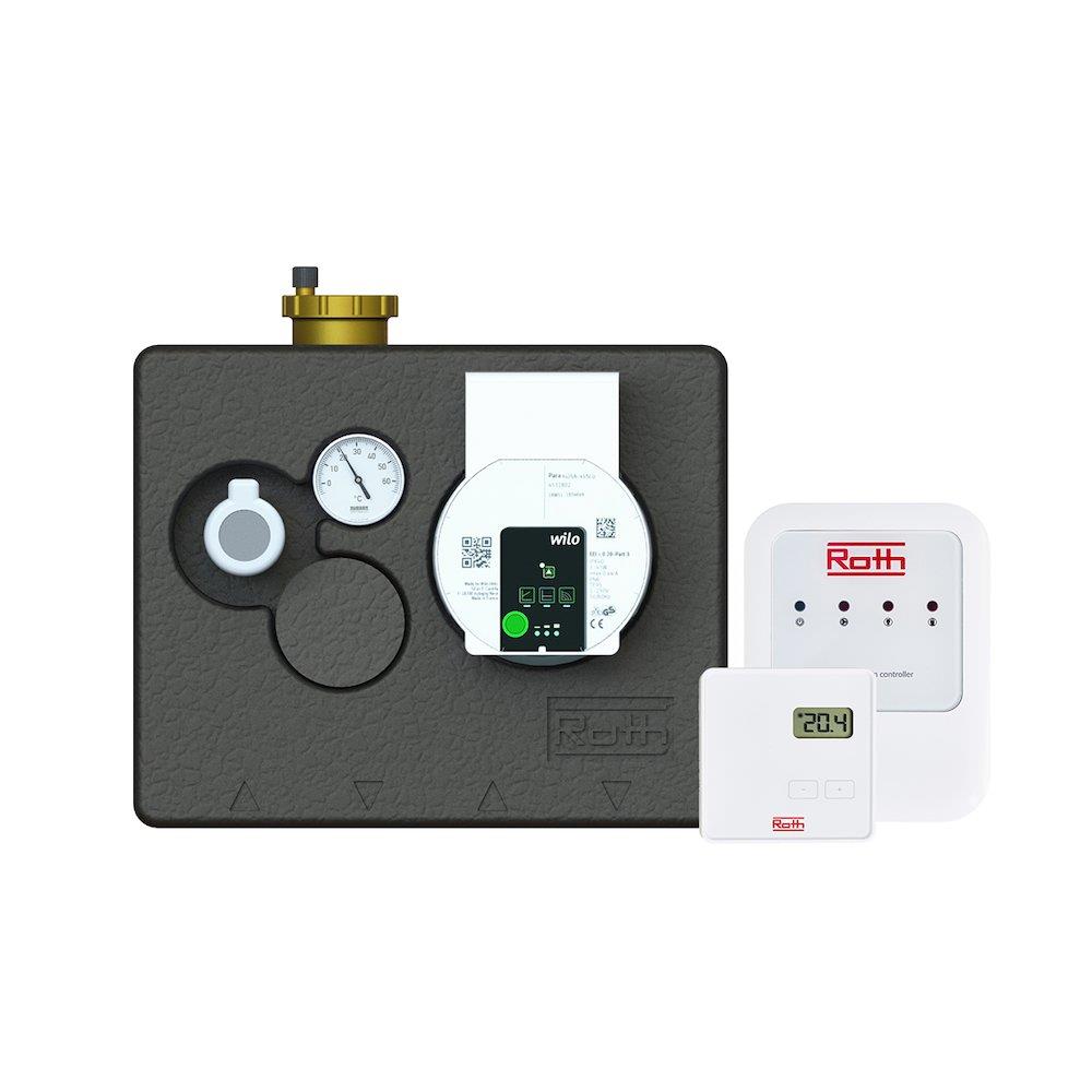 Roth Plus Floor Heating Mini Shunt with wireless room thermostat - PARA MS15/6 - 43/SC-12, 3/4", 1PCS