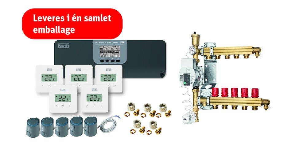 Roth Touchline® SL Complete Wireless Heating Package - 5PCS