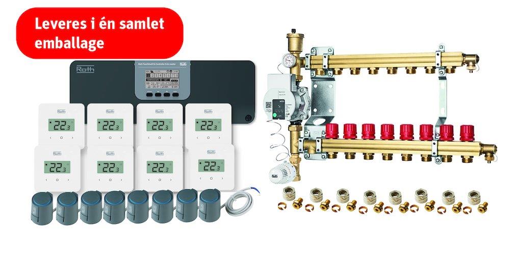 Roth Touchline® SL Complete Wireless Heating Package - 8PCS 10389076