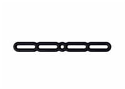 Rubber Strap black - 29cm