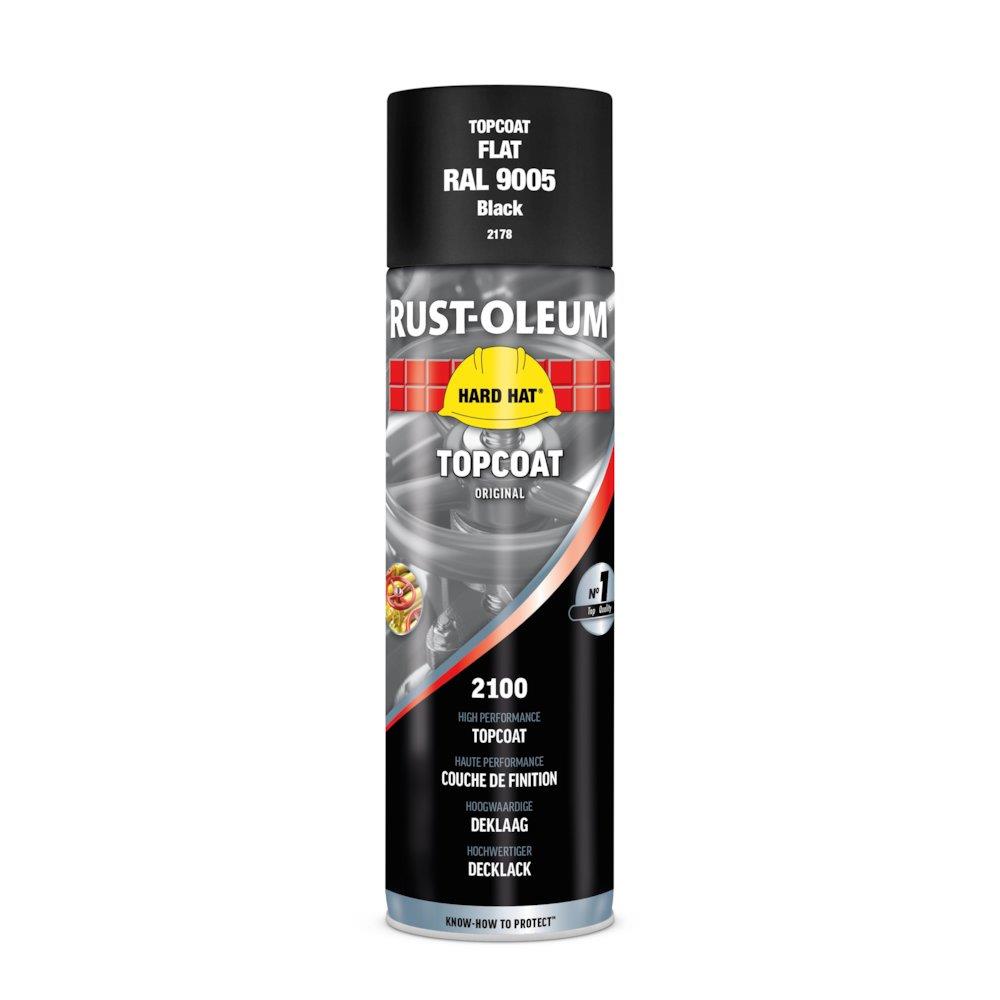 Rust-Oleum Standard colours Spray Paint - RAL 9005M, black matt, 500ml