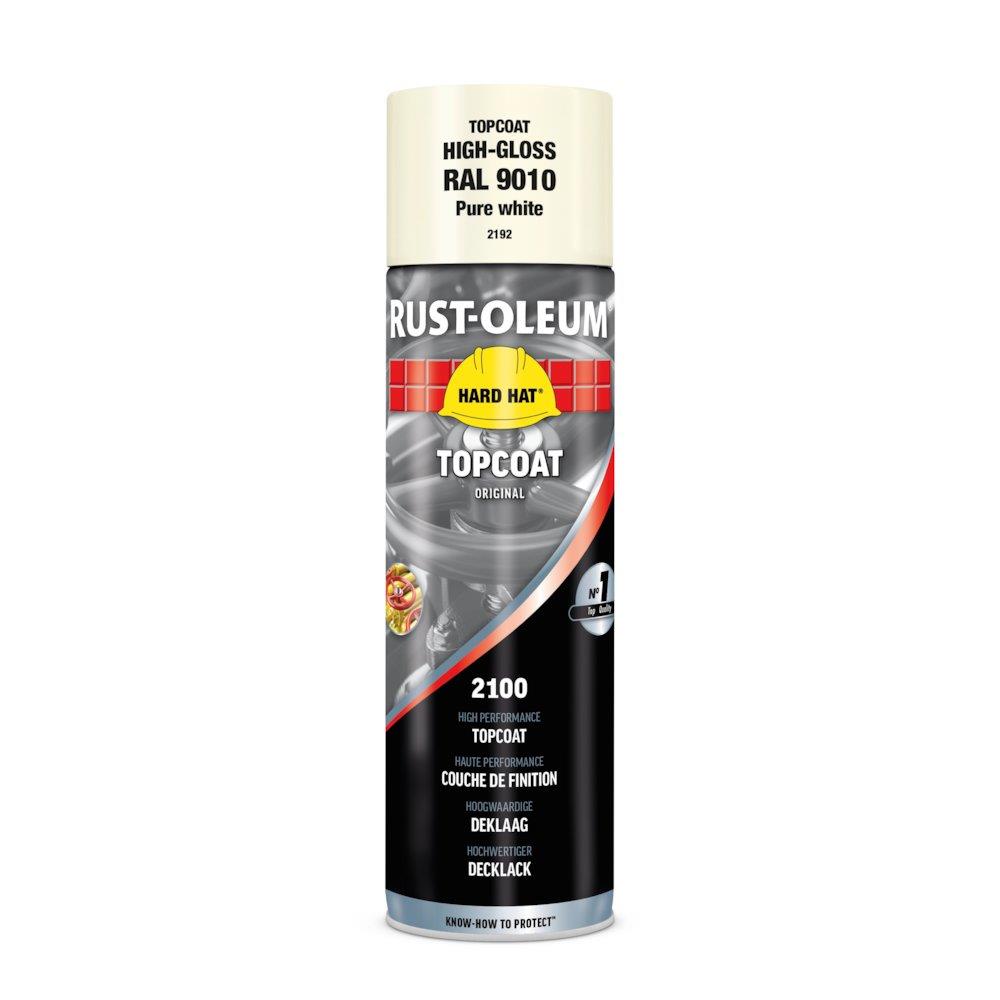 Rust-Oleum Standard colours Spray Paint - RAL 9010, Clean white, 500ml