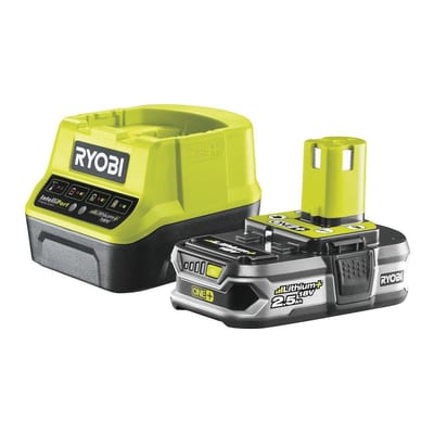 Ryobi RC18120-125 Battery w/charger - 18V, 2,5AH, 1PCS
