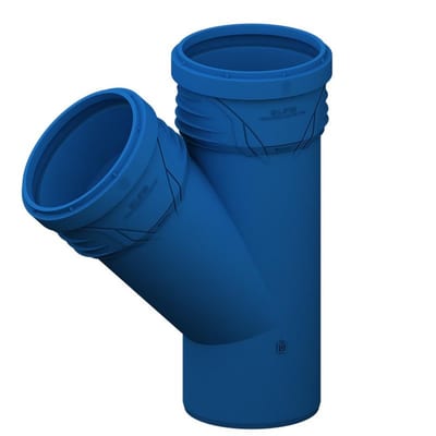 S-LINE Branch pipe sound-dampened - 40mm, 40mm, 32mm, 45°