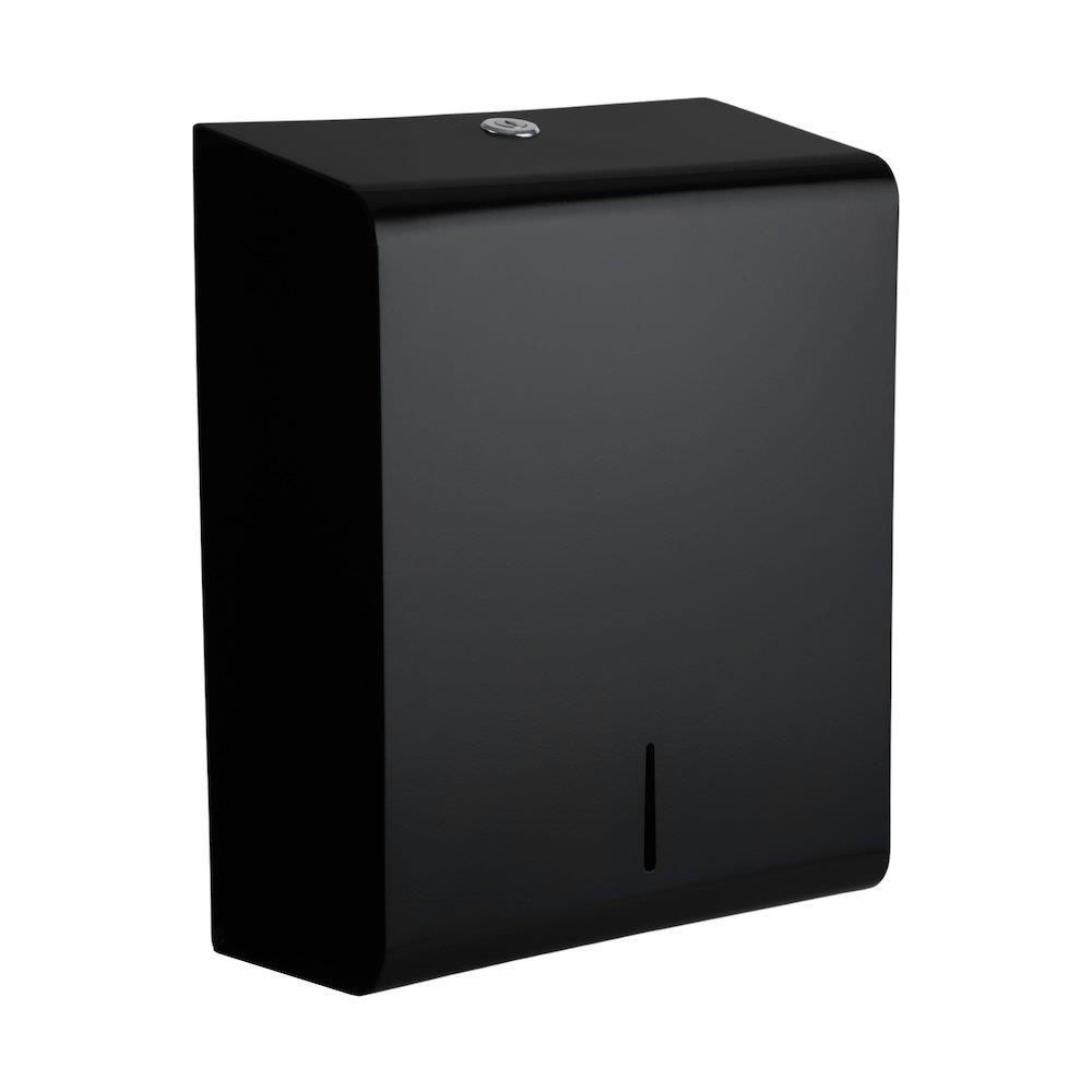 Sadea Opal Paper Dispenser, Matt Black Steel (OPAL-PD-MB01)