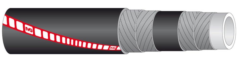 Sahara Hot air hose EPR - 2", 51mm, 180°C, 10bar