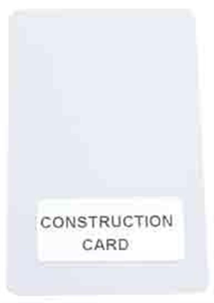 SALTO 901K Card with logo - construction white Mifare RW - SALTO SPACE