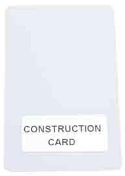 SALTO 901K Card with logo - construction white Mifare RW - SALTO SPACE