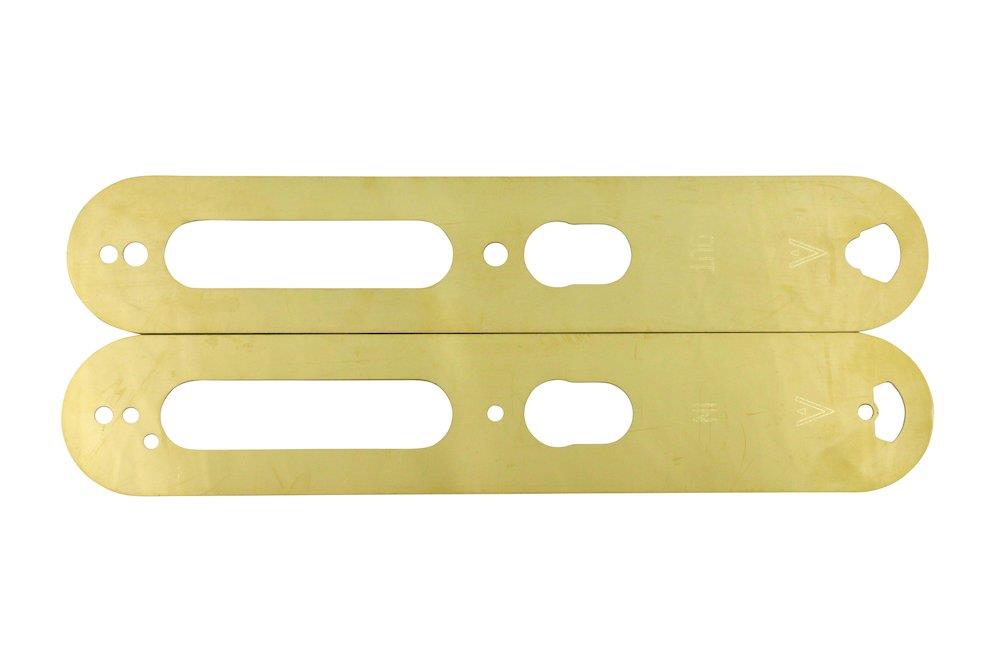 SALTO Backplate brass set of 2PCS 52mm COPLE052PP - 293.5mm, 52mm