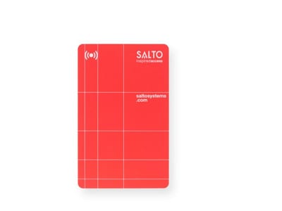 SALTO Homelok Card 10 pcs. red NXP Mifare DESFire 4K - SALTO HOMELOK