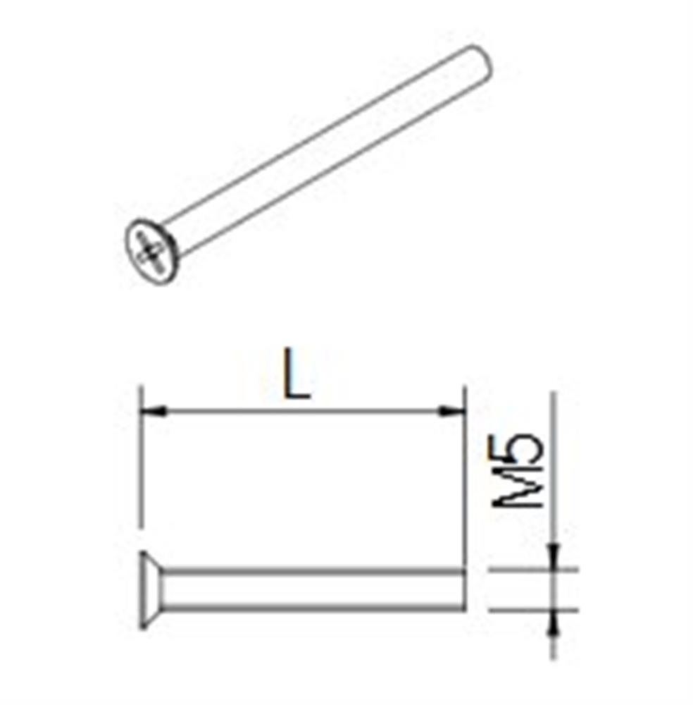 SALTO NEO modular Screw M5X75MM 192825