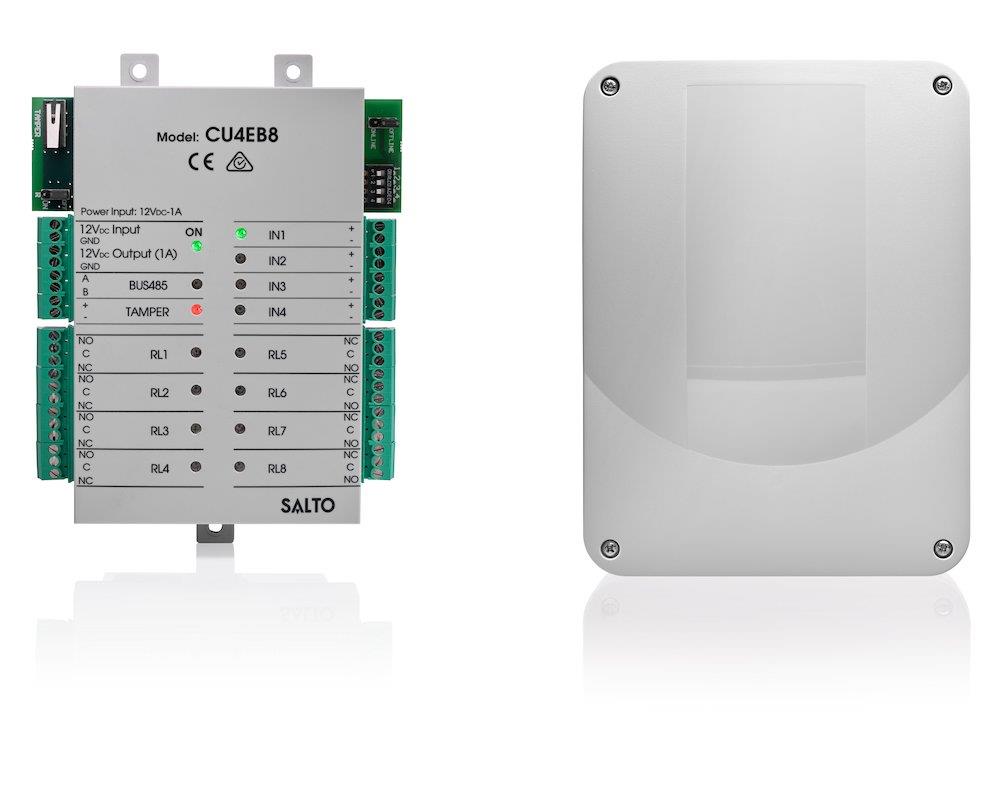 SALTO Relay Box CU4EB8 with plastic case CU4200GEU - RW, XS4 2.0 Controller, SALTO SPACE