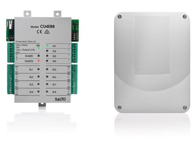 SALTO Relay Box CU4EB8 with plastic case CU4200GEU - RW, XS4 2.0 Controller, SALTO SPACE