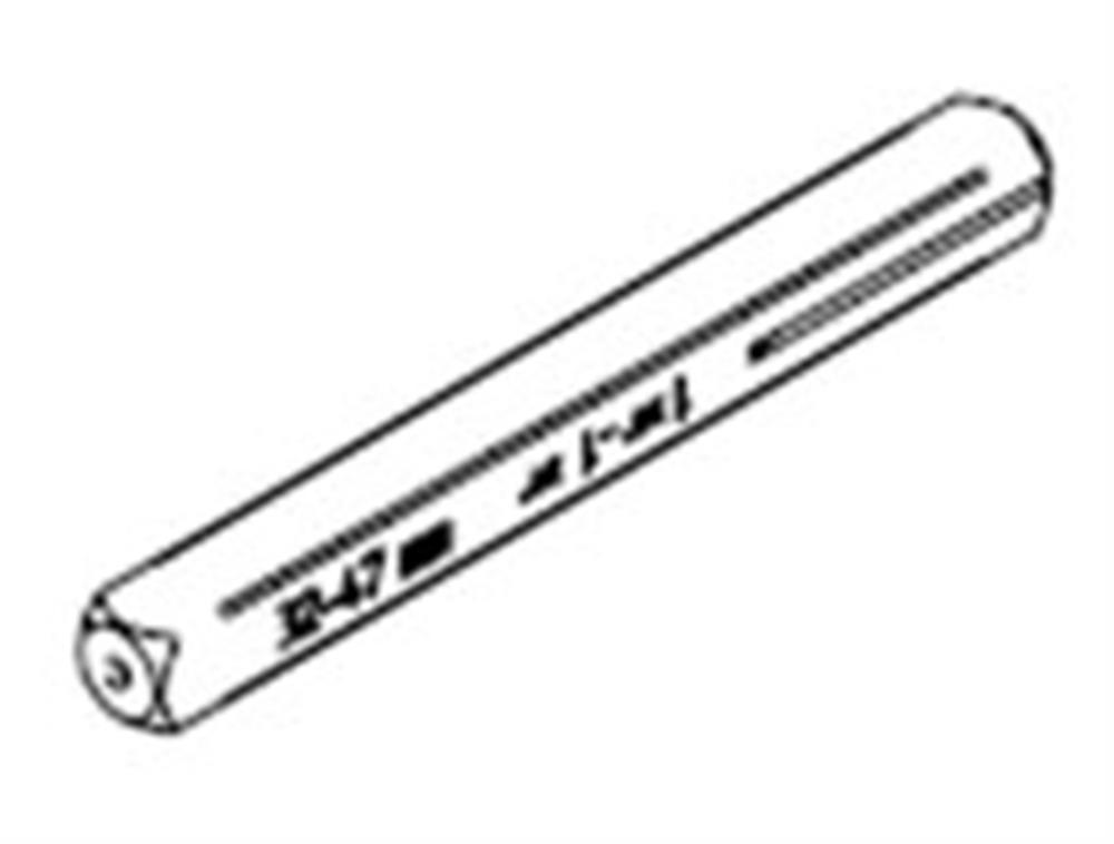 SALTO XS4 Handle Spindle 105–120 mm, 8 × 8 mm, Yellow Chromated (SP00993-C8-125)
