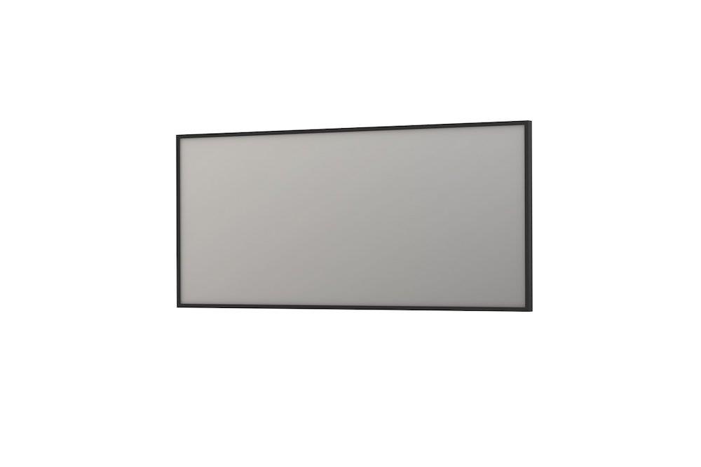 Sanibell INK SP18 Bathroom Mirror 800x1800 mm - Matte Black, Square