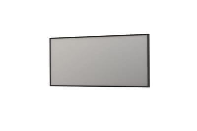 Sanibell INK SP18 Bathroom Mirror 800x1800 mm - Matte Black, Square