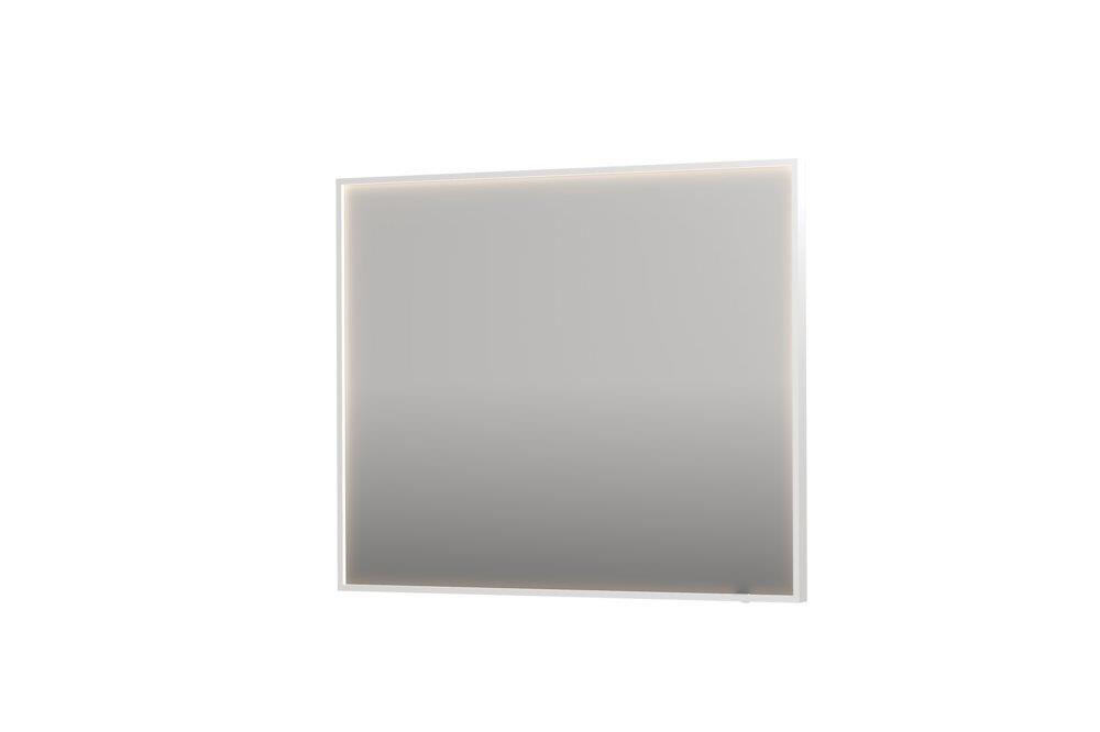 Sanibell INK SP19 Bathroom Mirror Sensor Anti-Fog Matte White Frame 800 x 1000 mm