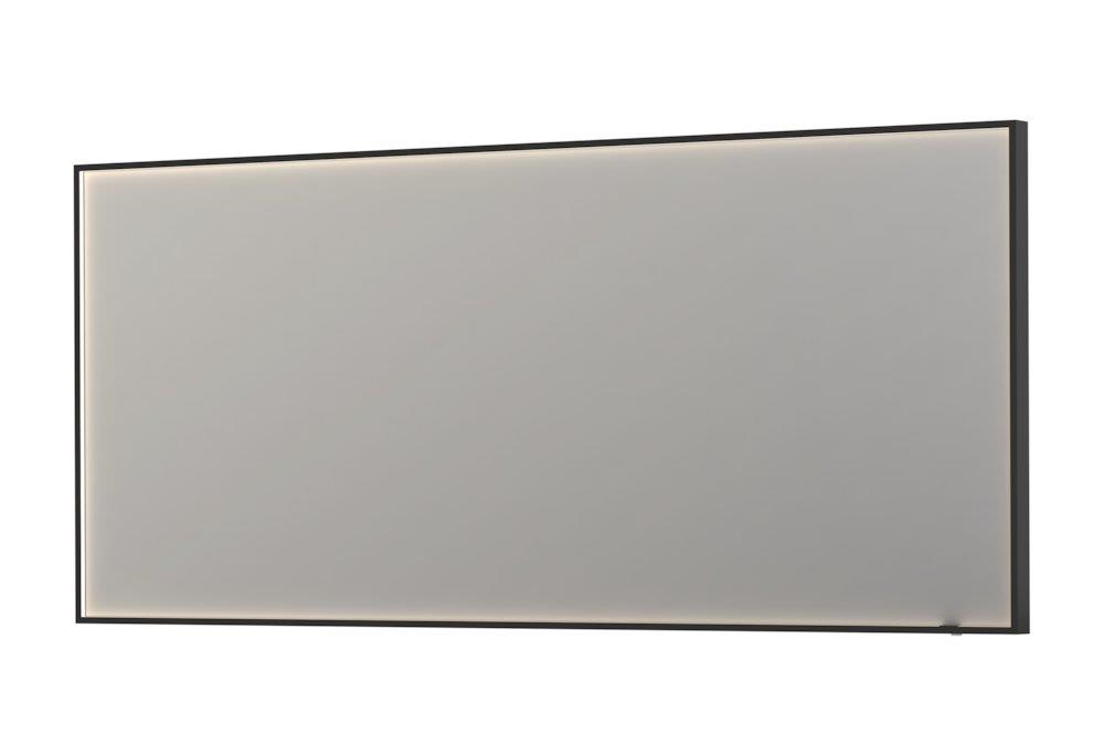 Sanibell INK SP19 Illuminated Anti-Fog Bathroom Mirror Matte Black, 1800 x 800 mm