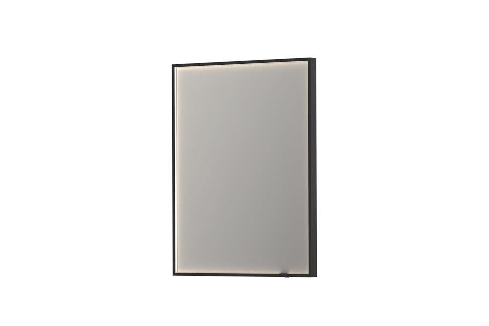 Sanibell INK SP19 Square Mirror Sensor and Anti-fog 800 x 600 mm Matte Black