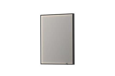 Sanibell INK SP19 Square Mirror Sensor and Anti-fog 800 x 600 mm Matte Black