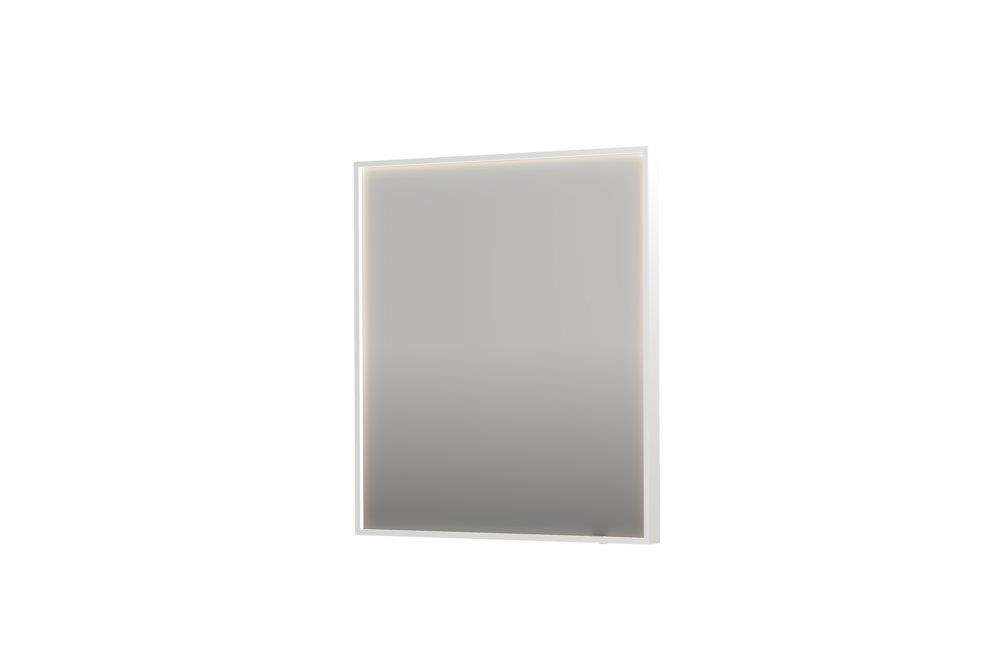 Sanibell INK SP19 Mirror with Sensor and Anti-Fog - 700 x 800 mm, Matte White Frame