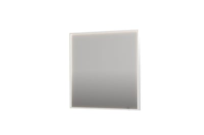 Sanibell INK SP19 Mirror with sensor and anti-fog - 800x800x40mm, matte white, square
