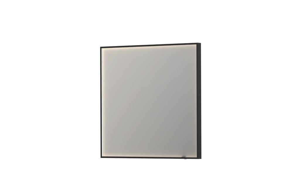 Sanibell INK SP19 Mirror with Sensor and Anti-fog 800x800 mm, Matte Black