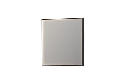 Sanibell INK SP19 Mirror with Sensor and Anti-fog 800x800 mm, Matte Black