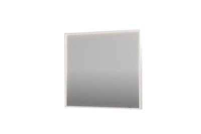 Sanibell INK SP19 Mirror with sensor and anti-fog - 800x900x40 mm, matte white, square