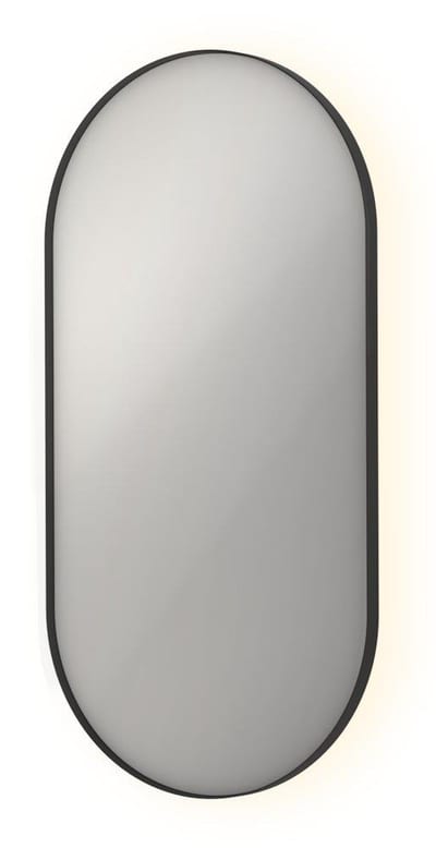 Sanibell INK SP21 Oval Mirror with Sensor and Anti-Fog, Matte Black