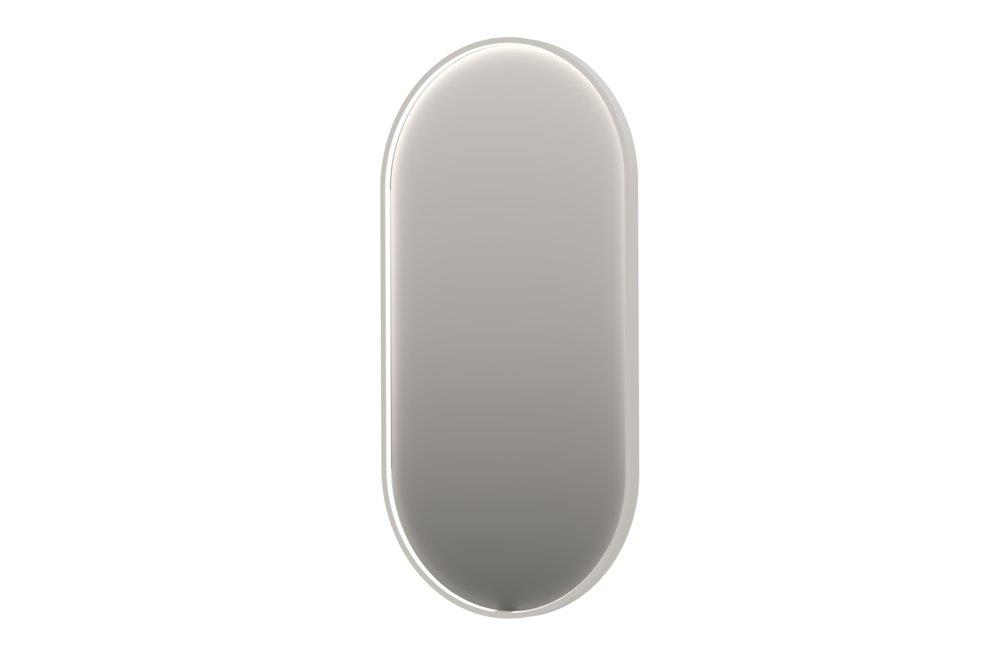 Sanibell INK SP28 Oval Mirror with sensor and anti-fog - 1200 x 600 x 40 mm, matte white