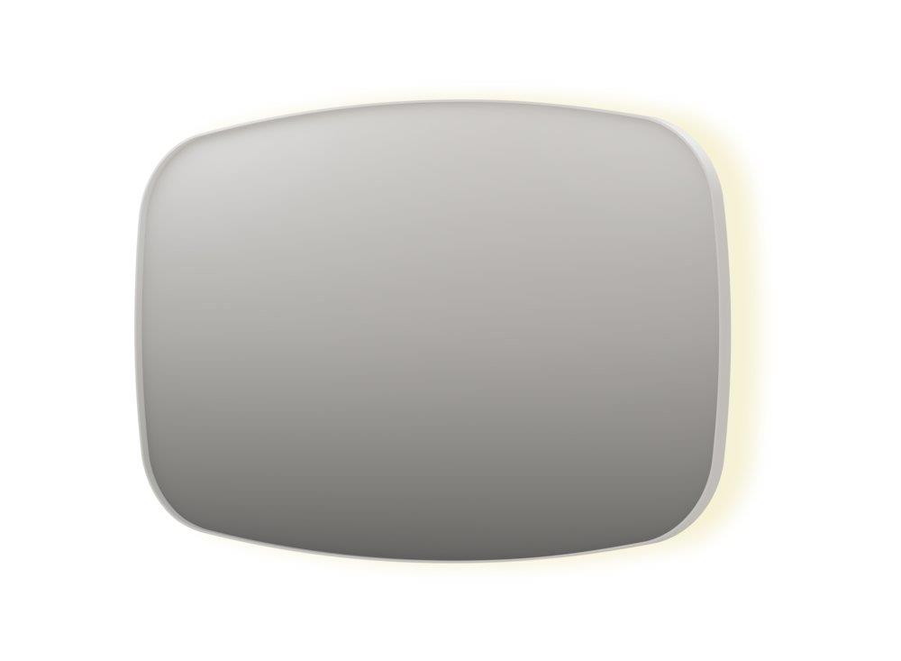 Sanibell INK SP30 Mirror with sensor and anti-fog - 800x1200x40 mm, matte white, ellipse