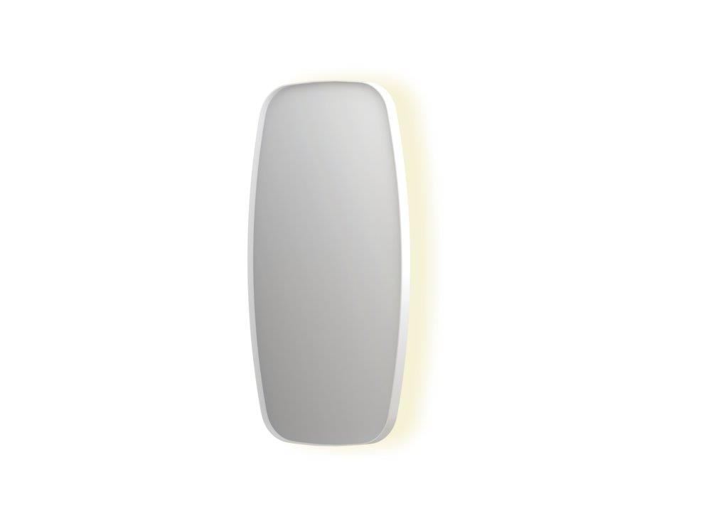 Sanibell INK SP30 Mirror with Sensor and Anti-Fog - 800 x 400 mm, Matte White, Ellipse