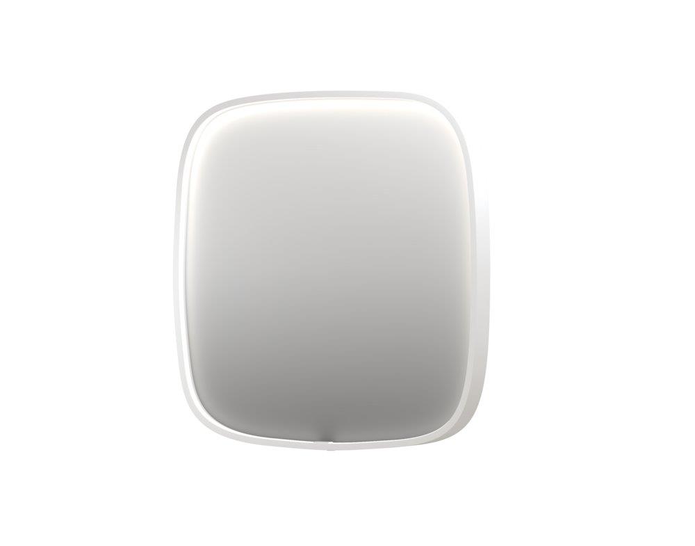 Sanibell INK SP31 Mirror with Sensor and Anti-Fog - 1000 x 1000 mm, Matte White, Ellipse