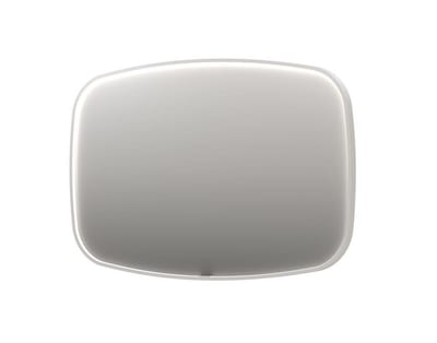 Sanibell INK SP31 Mirror with Sensor and Anti-Fog Heater - 800 x 1200 mm, Matte White Ellipse Frame