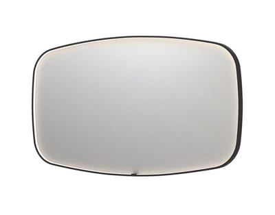 Sanibell INK SP31 Elliptical Mirror with sensor and anti-fog - 800 x 1400 x 40 mm, matte black frame