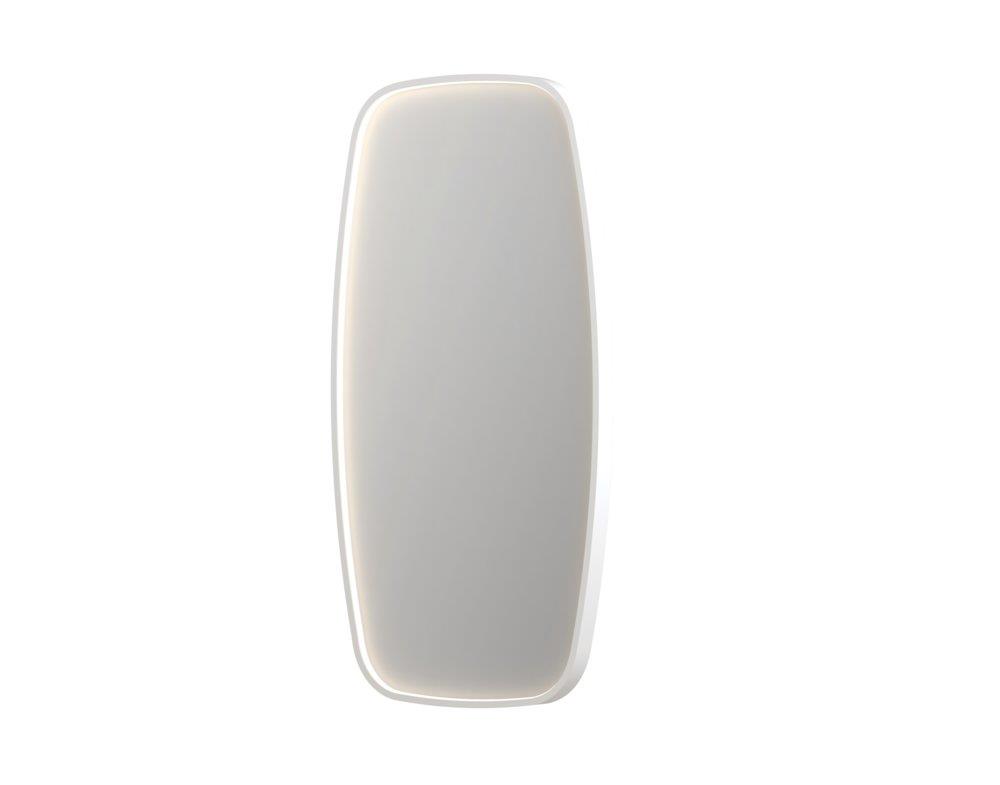 Sanibell INK SP31 Elliptical Mirror 800 × 400 mm, Matte White Frame, Anti-Fog and Sensor