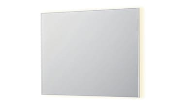 Sanibell INK SP32 Mirror with Sensor and Anti-Fog - 1000 x 800 mm, Matte White, Square