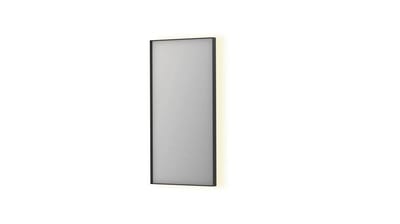 Sanibell INK SP32 Bathroom Mirror with Sensor and Anti-Fog 800 x 400 x 40 mm Matte Black Square