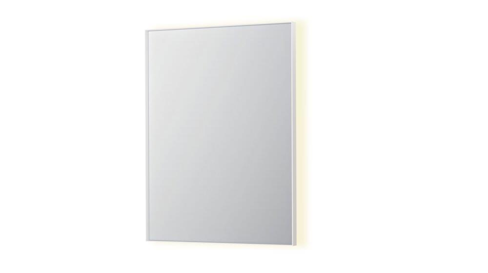 Sanibell INK SP32 Bathroom Mirror with Sensor and Anti-Fog, Matte White - 800 x 600 x 40 mm
