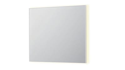 Sanibell INK SP32 Bathroom Mirror with Sensor and Anti-Fog, Matte White - 800 x 900 x 40 mm