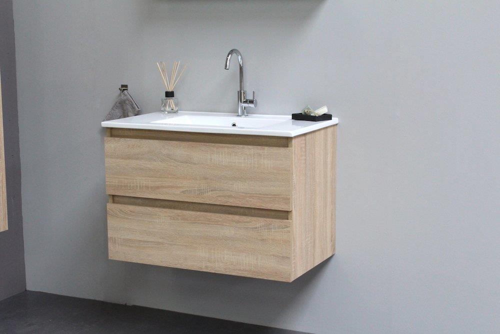 Sanibell Online Furniture package bardolino oak - 810x545x465mm, 2 drawers, 1 basin