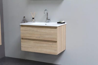 Sanibell Online Furniture package bardolino oak - 810x545x465mm, 2 drawers, 1 basin