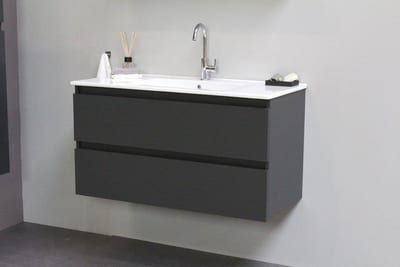 Sanibell Online Furniture Package Matte Anthracite - Melamine 1010x545x465 mm, 2 Drawers