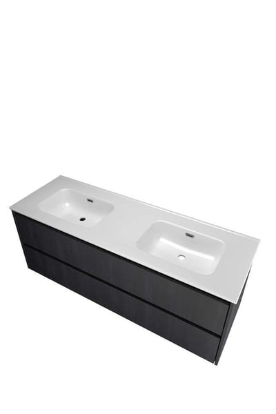 Sanibell Proline Furniture Package Black Oak - Melamine Décor, 1410x540x468mm, 2 Drawers