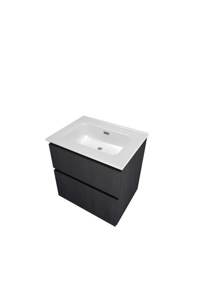 Sanibell Proline furniture pkg black oak — 610×620×468 mm, melamine, 2 drawers