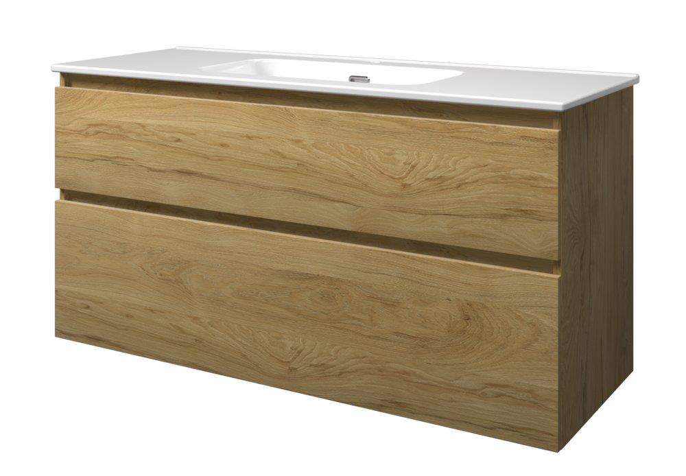 Sanibell Proline furniture package ideal oak - melamine-coated, 1210x620x468 mm