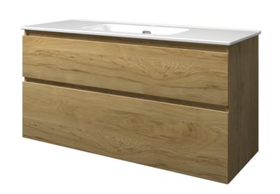 Sanibell Proline furniture package ideal oak - melamine-coated, 1210x620x468 mm